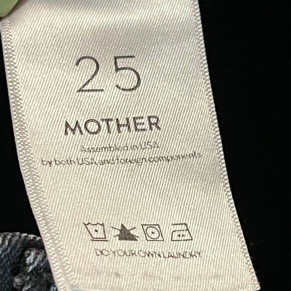 Mother Jeans High Waisted Looker Ankle Fray Night Hawk Denim Jeans Size 25 - Picture 9 of 12